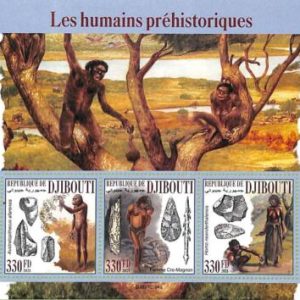 A7691 - DJIBOUTI -  Stamp Sheet - 2021 Prehistory people