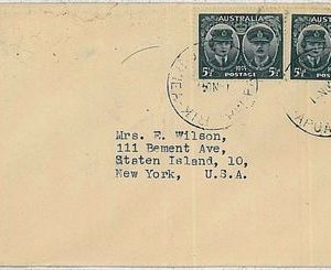 35124  - POSTAL HISTORY -  AUSTRALIA  PAPUA NEW GUINEA : cover 1947 from Maprik
