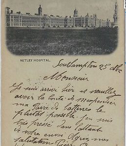 55228  -  GREAT BRITAIN -  VINTAGE POSTCARD :  Netley Hospital  1900