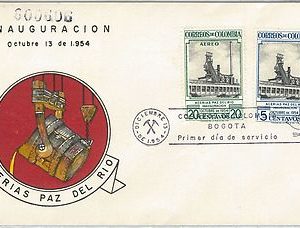 61488 -  COLOMBIA - POSTAL HISTORY - FDC COVER: INDUSTRY Iron Works 1954