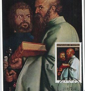 62820 - RWANDA - POSTAL HISTORY: MAXIMUM CARD 1972 - ART: DURER