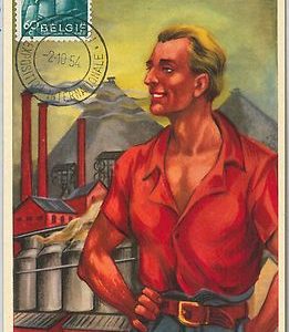 61493 - BELGIUM - POSTAL HISTORY - MAXIMUM CARD : INDUSTRALISATION 1954