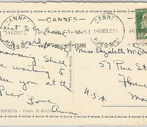 54473 - FRANCE - POSTAL HISTORY:  SPORTS postmark on POSTCARD: TENNIS  1933