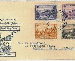 NORTHFOLK -  POSTAL HISTORY : FDC COVER 1947