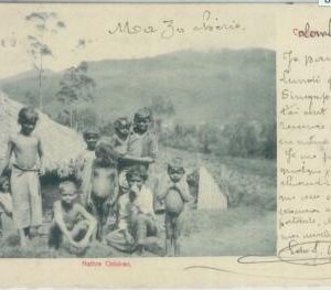 80357  -   CEYLON  - VINTAGE POSTCARD   -  COLOMBO 1903 - Ethnic