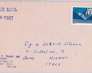 45641  -   INDIA  -  POSTAL HISTORY -  COVER  1988  K2   MOUNTAINEERING