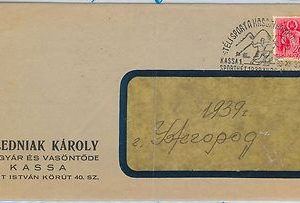65158 - HUNGARY - POSTAL HISTORY -  POSTMARK on COVER  1939 - SKIING Sport