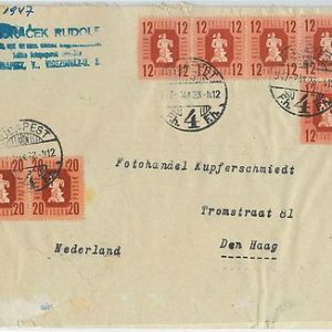 63964 -  HUNGARY - POSTAL HISTORY -  COVER to the NETHERLANDS 1928