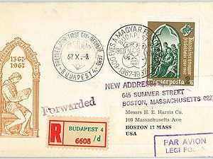 61671 - HUNGARY - POSTAL HISTORY:  FDC COVER  1967 -  LETTERATURE - NICE!