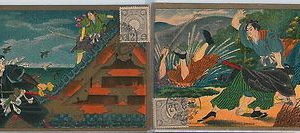 59430 - JAPAN - POSTAL HISTORY: SET of 7 SAMURAI postcards by TAMIYA BOTARO 1927