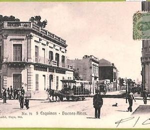af0465 - ARGENTINA - Vintage Postcard - Buenos Aires - Esquinas