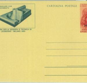 86782 - ITALY Trieste AMG FTT -  Stationery Card - LEONARDO da VINCI  1953