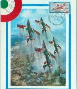 84709 - ITALY - Postal History - Special postmark on AIR SHOW PROGRAM! 1982