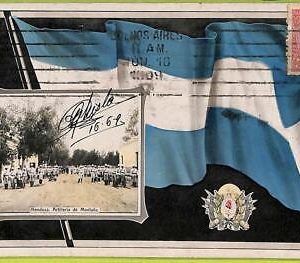 af0469 - ARGENTINA - Vintage Postcard - Buenos Aires - Mendoza - 1909
