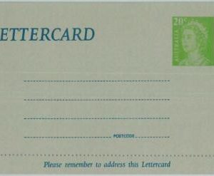 74774 - POSTAL HISTORY - AUSTRALIA - STATIONERY Letter CARD Higgings & G. # L 71