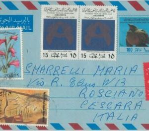 74938 - LIBYA - POSTAL HISTORY - EXPRESS AEROGRAMME to ITALY 1978 - BIRD