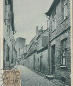 79693 - ESTONIA -  Imperf Stamps on VINTAGE   POSTCARD :   REVAL Tallinn 1921