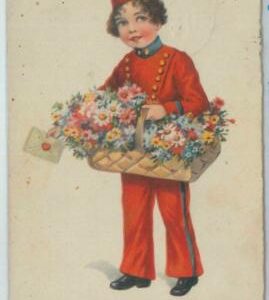 79748 - ESTONIA -  VINTAGE  POSTCARD:  Valentines!  1929