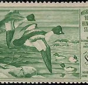 90217b -  USA - STAMPS: SCOTT # RW16 1949  Migratory Bird Hunting Stamp MINT MNH