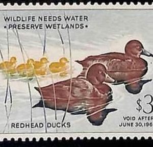 90218c -  USA - STAMPS: SCOTT # RW27  1960 Migratory Bird Hunting Stamp MINT MNH