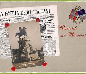 af0480 - ARGENTINA - Vintage Postcard - Buenos Aires - Embossed