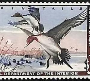 90218d -  USA - STAMPS: SCOTT # RW29  1962 Migratory Bird Hunting Stamp MINT MNH