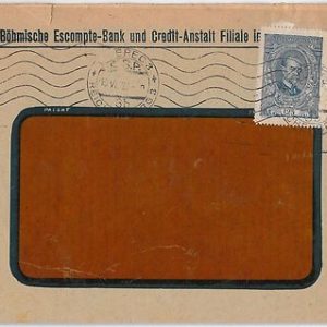 41968 - Czechoslovakia -  POSTAL HISTORY -  Single stamp on COVER 1921