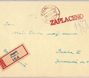 41978 - Czechoslovakia -  POSTAL HISTORY - 1945 EMERGENCY MAIL cover