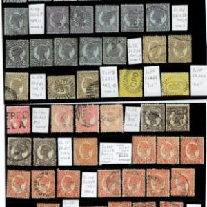 aa5616 - Australia QUEENSLAND - STAMP - Very nice LOT of USED STAMPS