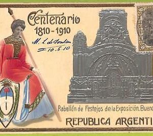 af0481 - ARGENTINA - Vintage Postcard - Buenos Aires - Centenatrio 1810-1910