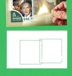 A4886 - SOLOMON IS. - ERROR MISPERF stamps: 2015 Auschwitz JUDAICA Schindler