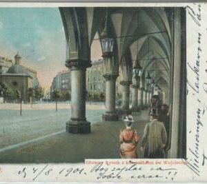 79984 -  POLAND  -  VINTAGE   POSTCARD  -  KRAKOW  1901