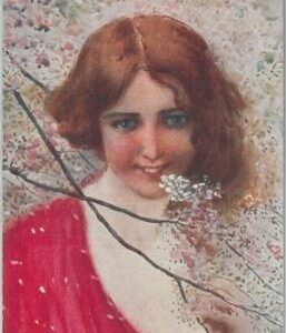 77073 - 1918 VINTAGE POSTCARD - Glamour, Ladies