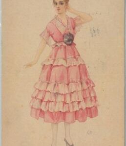 77070 - 1916 VINTAGE POSTCARD - Glamour, Ladies,  ARTIST SIGNED