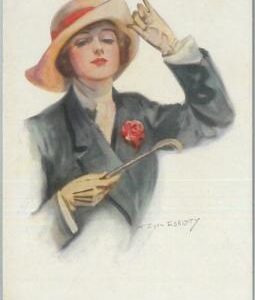 77042 - VINTAGE POSTCARD - Glamour, Ladies, ARTIST SIGNED:  F. Earl Christy
