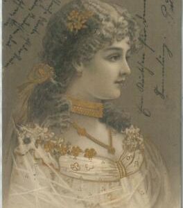 77071 - 1902 VINTAGE POSTCARD - Glamour, Ladies,  ARTIST SIGNED