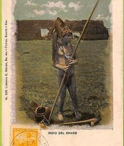 af0569 - ARGENTINA - Vintage Postcard -  Chaco - 1906