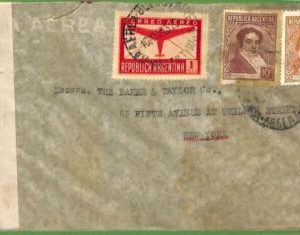 98670 - ARGENTINA - POSTAL HISTORY - Airmail COVER to USA  1943 - CENSORED
