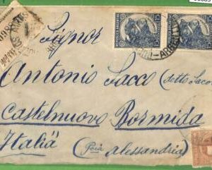 98683 - ARGENTINA - POSTAL HISTORY -  Registered   COVER to ITALY  1936