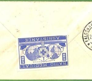 98764 - ARGENTINA - POSTAL HISTORY - Medical Radio Assistance poster stamp COVER