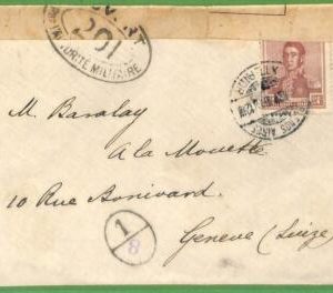 98703 - ARGENTINA - POSTAL HISTORY - COVER to SWITZERLAND  1916  French CENSOR