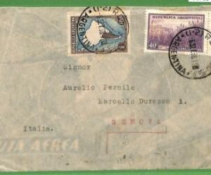 98705 - ARGENTINA - POSTAL HISTORY - Airmail COVER to ITALY  1938