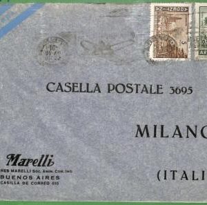 98796 - ARGENTINA - POSTAL HISTORY - Airmail COVER to ITALY  1960's