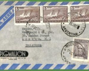 98770 - ARGENTINA - POSTAL HISTORY -   COVER to GREAT BRITAIN 1959