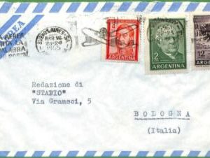 98795 - ARGENTINA - POSTAL HISTORY - Airmail COVER to ITALY  1965