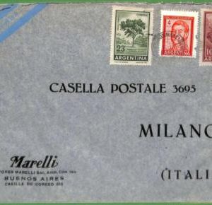 98797 - ARGENTINA - POSTAL HISTORY - Airmail COVER to ITALY  1965  Bridge
