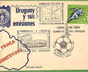 af3667 - URUGUAY - POSTAL HISTORY - SPECIAL COVER 1964  FOOTBALL Olympic Games