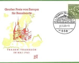 af3676 - Germany - POSTAL HISTORY -- Event Cover - 1963 ROWING / WATER  sport