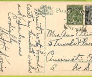 40222 - ZANZIBAR - POSTAL HISTORY - POSTCARD to USA - 1927