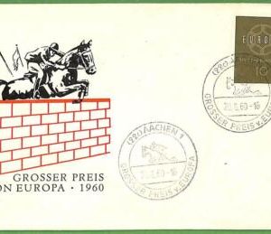 af3677 - Germany - POSTAL HISTORY - Event Cover - 1960 sport HORSE RIDING